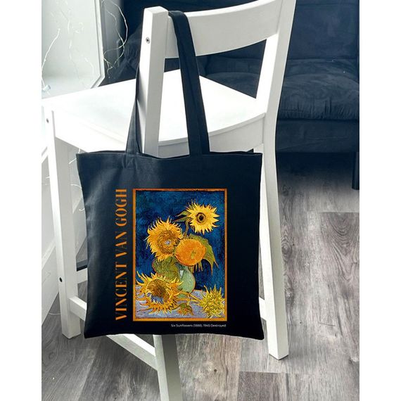 Екошопер Букопт BK4096 Van Gogh Six Sunflowers  чорний | Зображення 8