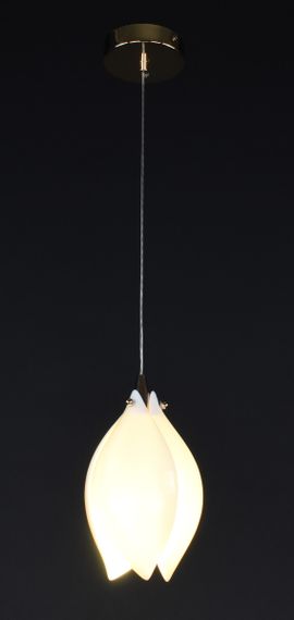 Люстра підвісна на 1 лампочку 27144 Золото 30-180х13х13 см. | Зображення 7