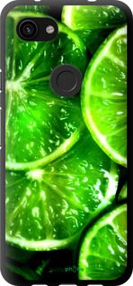 Чохол на Google Pixel 3a Зелені часточки лимона "852b-1700-2448"