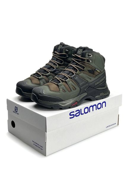 Чоловічі зимові кросівки Salomon Quest 4 GTX Khaki Fur  , В'єтнам | Зображення 4