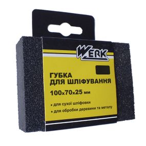 WERK К80 Губка для шліфування 100x70x25 мм