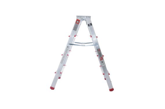 Стремянка двухсторонняя Intertool - 880 мм x 4 ступени (LT-1104) | Зображення 1