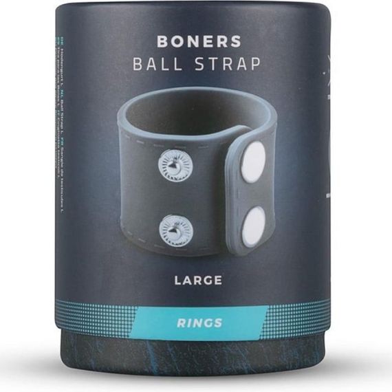 Ерекційне кільце у формі ремінця Boners Ball Strap синє, L sexstyle | Зображення 5