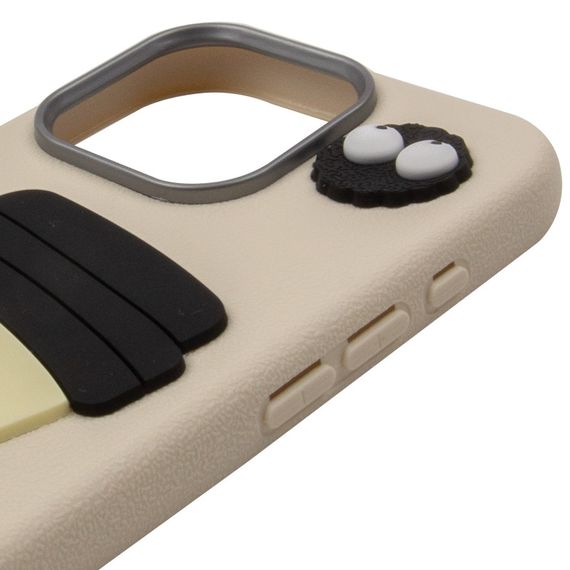 Чехол TPU Leather Toys для Apple iPhone 14 Pro Max (6.7") Coffee / Sand | Зображення 3