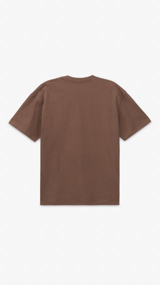 Футболка однотонна чоловіча GENUA 24-0711 2XL Коричневий shop (2000999389924) | Зображення 2