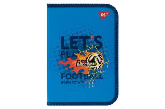 Папка для зошитів Yes пласт. на блискавці В5 "Football" 492205