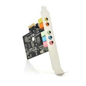 Звукова карта PCI-E - 5.1CH, 3D 4.1, Windows 98 / Windows2000 / XP / NT win7 32/64, BOX