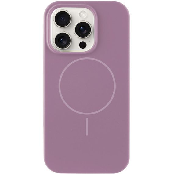 Чехол Silicone Case Full Protective (AA) NO LOGO with MagSafe для Apple iPhone 13 Pro (6.1") Лиловый / Lilac Pride