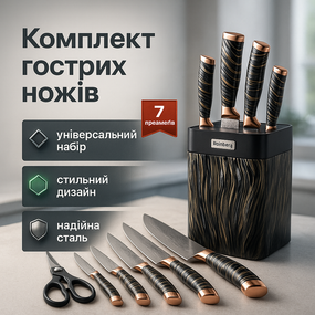 Набор ножей для каждой кухни, Универсальный набор ножей для гурманов и кулинаров LF-55