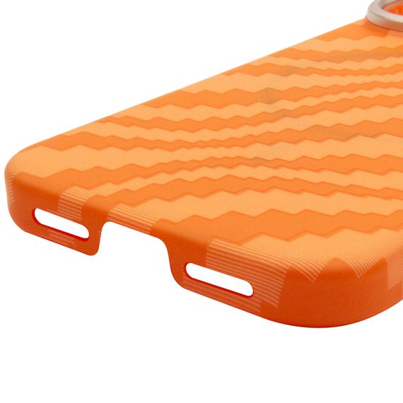 Чохол TPU+PC KVZV Kayla Ultra-thin with Magnetic Fit для Apple iPhone 17 Pro / 18 Pro (6.3") Orange | Зображення 4