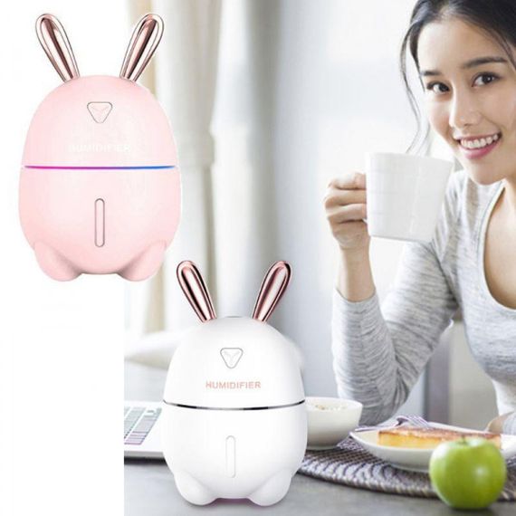 Зволожувач повітря та нічник 2в1 Humidifiers Rabbit кролик зайчик | Зображення 2
