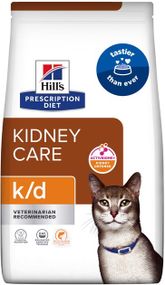 Cухий корм із лососем для котів із захворюваннями нирок Hill's PD Feline K/D, 3 кг