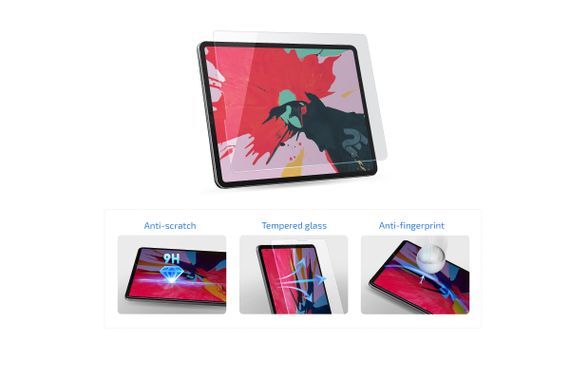 Захисне скло 2E  для Samsung Galaxy Tab S8 (X700/X706), 2.5D, Clear (2E-G-TABS8-LT2.5D-CL) | Зображення 4