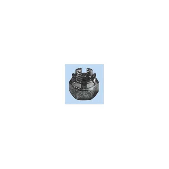 Гайка шестигранна корончата DIN935 - 8 (A2K) - SW10, M6