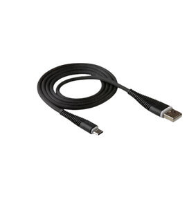 Кабель USB Type-C WALKER C550 2,4A 1м чорний