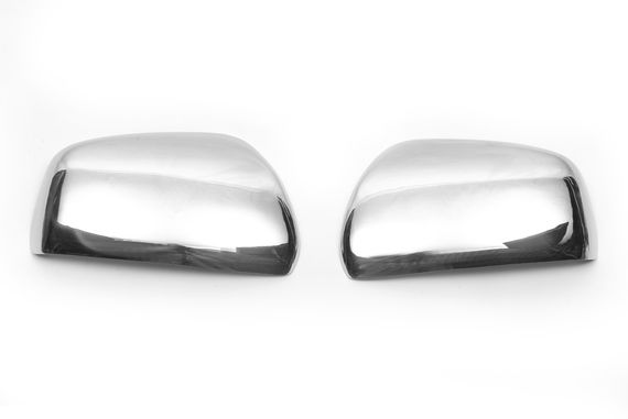 Накладка на зеркала (2 шт) Carmos - Турецкая сталь для Chery Tiggo I 2005-2014 гг | Зображення 1