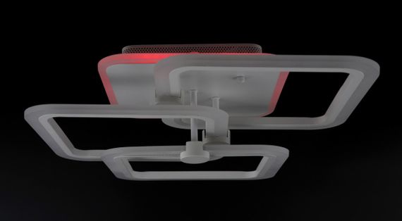 Люстра світлодіодна стельова LED світильник для квартири на стелю лед з пультом 25767 Білий 13х45х53 см. | Зображення 5