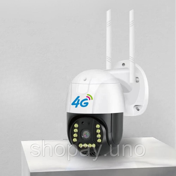 Камера внешнего видеонаблюдения 4G Sim V380 PRO Уличная видеокамера IP 66 с ночной съемкой | Зображення 3