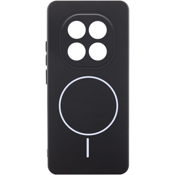 Чохол Silicone Cover Lakshmi Full Camera (AA) with Magnetic Fit для Xiaomi Redmi Note 15 Pro 4G Чорний / Black