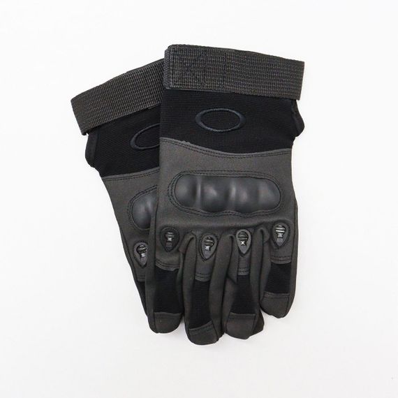 Тактические перчатки с закрытыми пальцами, размер L, Черные / Полнопалые перчатки | Зображення 9