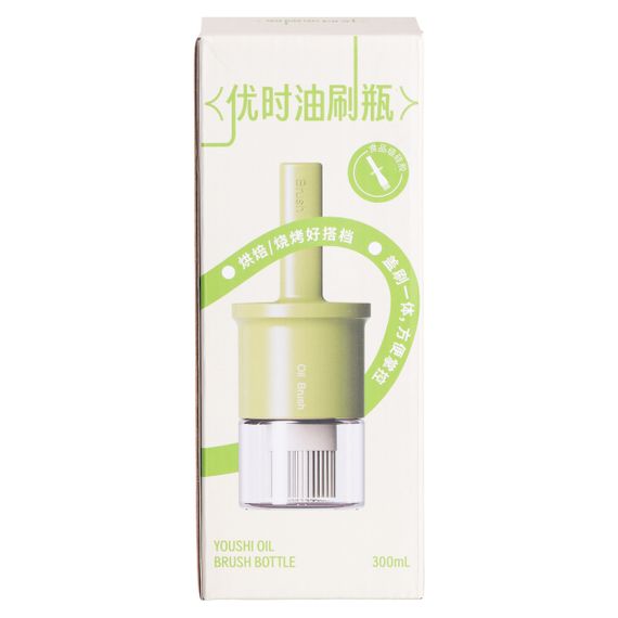 Банка для масла с кисточкой 300 мл диспенсер с кисточкой для оливкового, подсолнечного масла Зеленый HP-34-11GR | Зображення 6