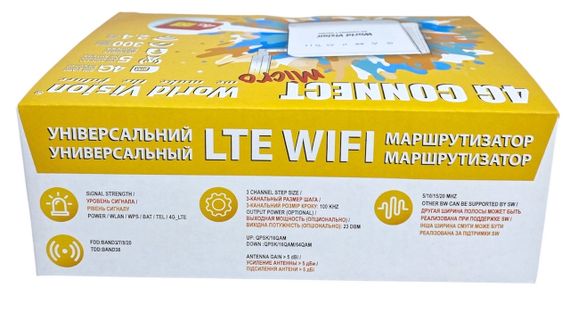 Роутер 3G 4G 150 Мбіт/с World Vision Connect micro слот для сім карти вихід під антену | Зображення 8