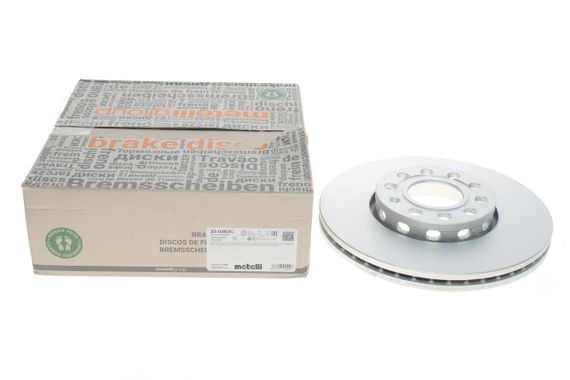 Диск тормозной передний Audi A4 A6 VW Passat 95-08 Skoda Superb 02-08 287.7x24.9 с покр. вент.  23-0262C | Зображення 3