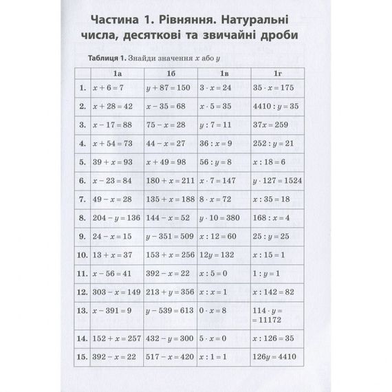 Обучающая книга 3000 упражнений и заданий. Математика 5-6 класс. Уравнения 152947 | Зображення 2