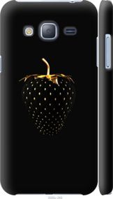 Чохол на Samsung Galaxy J3 Duos (2016) J320H Чорна полуниця "3585m-265-24368"
