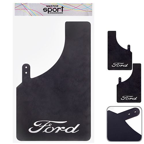 Бризковики "Sport Master" XXL 280*440 FORD універсальні гумові (2 шт.) (10700) | Зображення 4