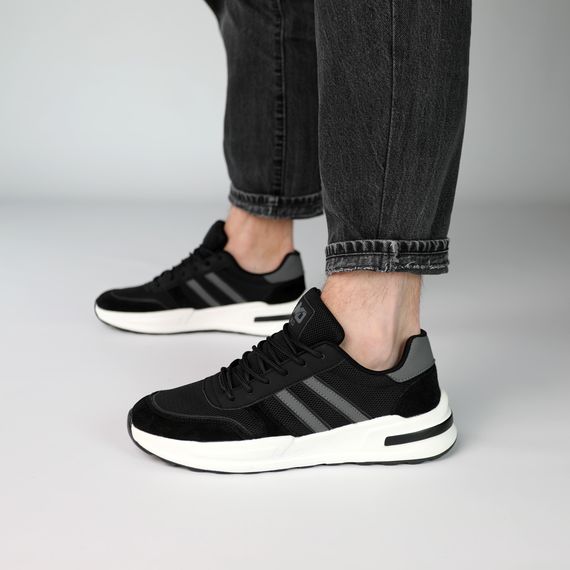 Кросівки чоловічі 591448 Чорні 40 41 42 43 44 45 | Зображення 8