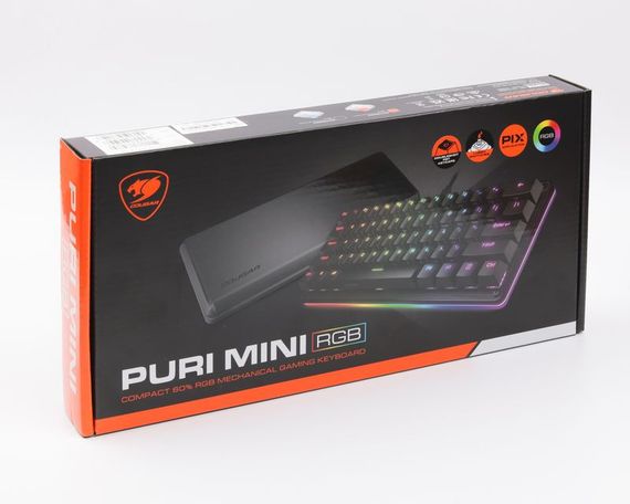 Клавіатура ігрова Cougar Puri Mini RGB, з RGB підсвічуванням, USB | Зображення 8
