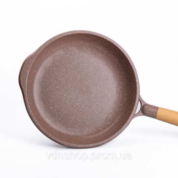 Алюминиевая сковорода 2,8 л с мраморным антипригарным покрытием Ø 28 см кофейная MGC HP-4-425CO | Зображення 1
