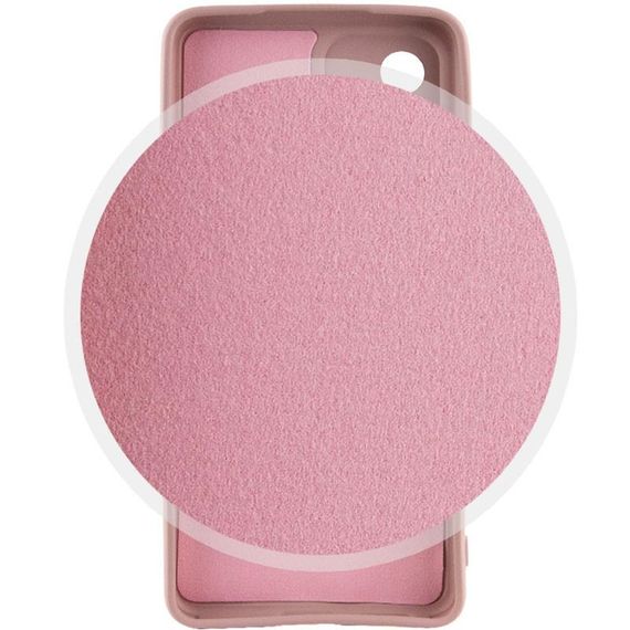 Чохол TPU GETMAN Liquid Silk Full Camera для Xiaomi Redmi 12C Рожевий / Pink Sand | Зображення 1