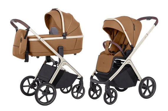 Коляска універсальна CRL-6550 "Vector" Coral Beige 2в1 CARRELLO