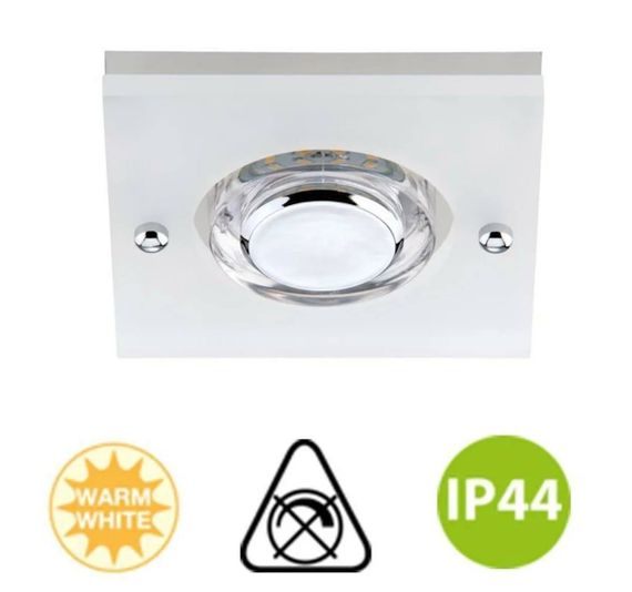 Світильник вбудований для ванної кімнати Briloner 7217-018 ATTACH LED 5W IP44 | Зображення 1