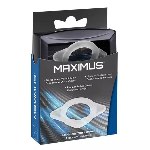 Ерекційне кільце Joy Division Maximus S прозоре, 1.7 см Sex Aura | Зображення 2