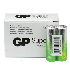 Батарейка лужна AA/LR6 (пл-2шт) GP Super