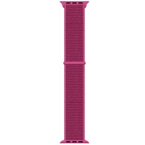Ремінець Nylon для Apple Watch 42(ser.1-3)/44/45/46/49mm Малиновий / Dragon Fruit
