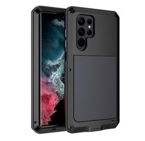 Противоударный чехол Primo Doom Armor для смартфона Samsung Galaxy S22 Ultra (SM-S908) - Black