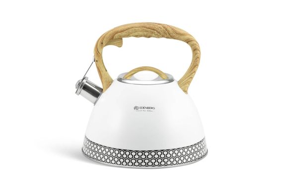 Чайник із свистком Edenberg EB-8809-White 3 л білий