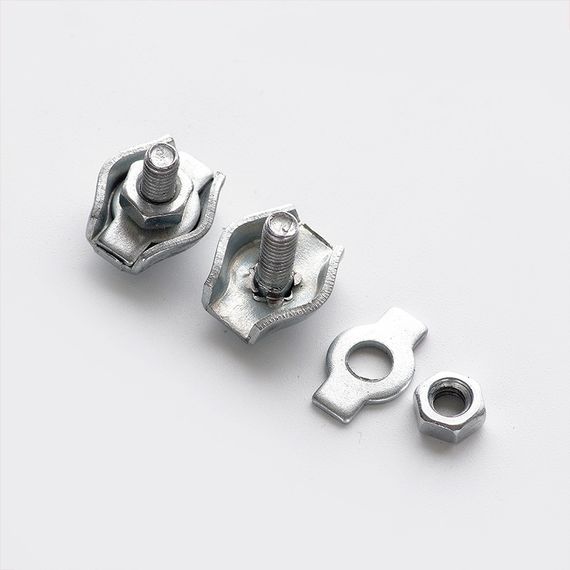 Затискач одинарний Simplex 4 мм оц. (пачка, кратність 50 шт.) APRO CS-41 | Зображення 3