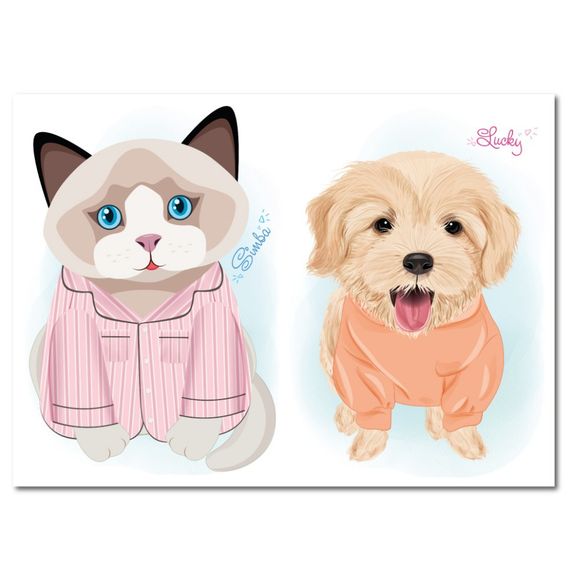 Дитяча книжка з наліпками студія краси "Dogs and cats" РМ-76-03 | Зображення 2