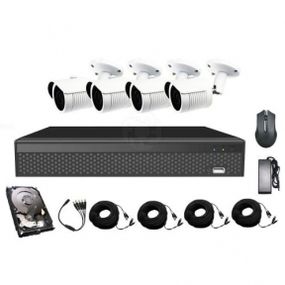 Комплект видеонаблюдения CoVi Security AHD-4W 5MP MasterKit  HDD500