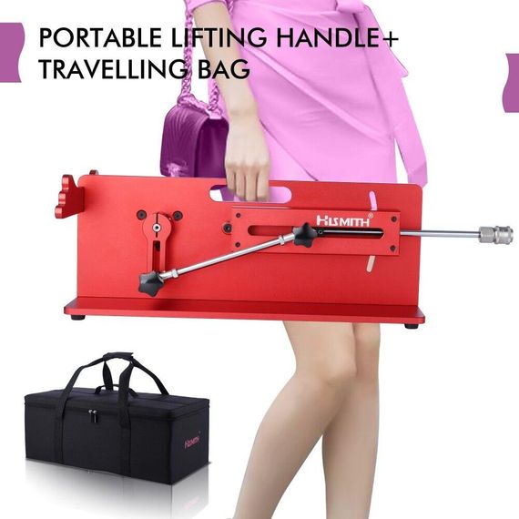 Смарт секс-машина Hismith Table Top 2.0 Pro APP Red, настольная версия sexstyle | Зображення 3