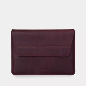 Чохол для ноутбука вінтажний Incarne Line MacBook Pro 16" 2019-2025 line-burgundy-vintage-pro-16 бордовий