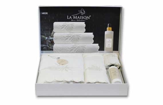 Подарочный набор полотенец La Maison, 3 шт. с ароматом Meor | Зображення 2