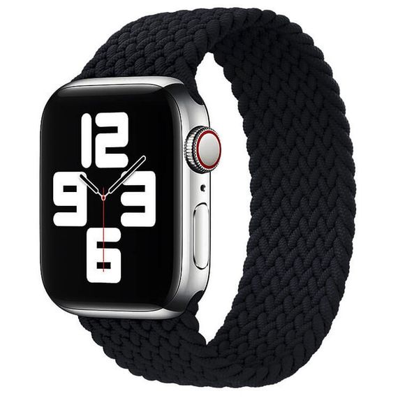 Ремешок Braided Solo Loop (AAA) для Apple watch 42mm/44mm 135mm Чорний