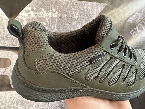 Тактичні літні кросівки Nubuck вставка 3D-сітка  олива | Зображення 3