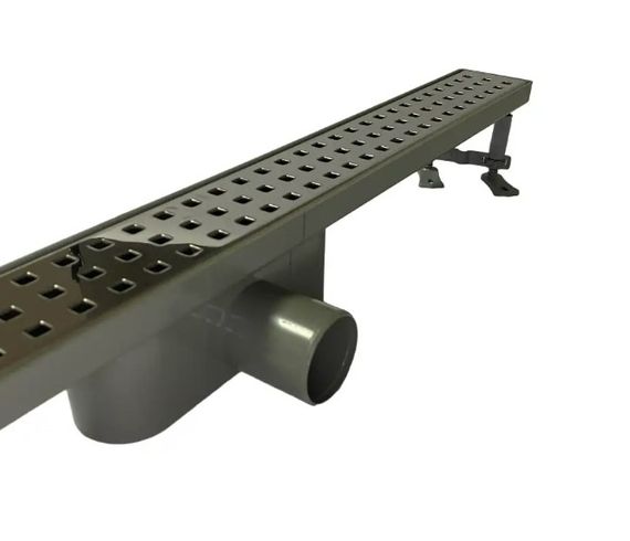 Душевой канал Maxiflow Classic Line 80 см решетка Квадрат 4012.0Y050K.080.1 | Зображення 4